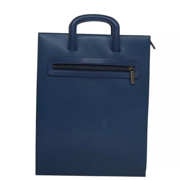 Christian Louboutin Hand Bag Leather Blue Auth - Picture 3 of 16